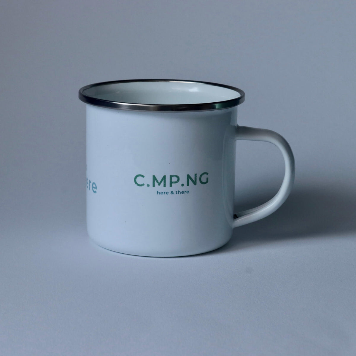 C.MP.NG Emaille-Becher