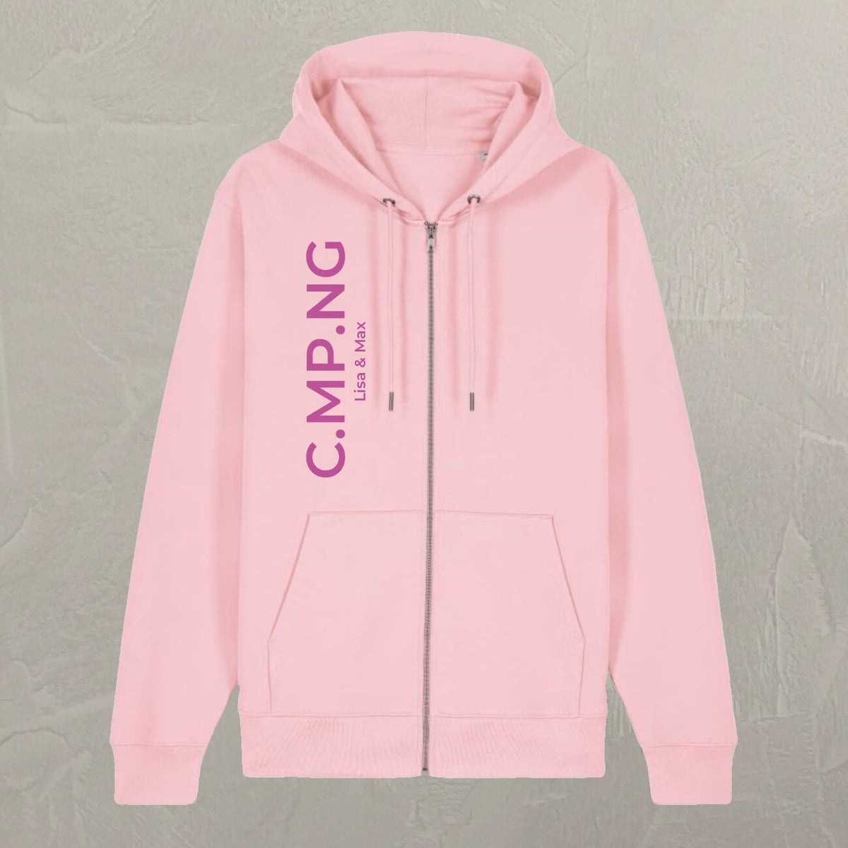 C.MP.NG Unisex Hoodiejacke Statement