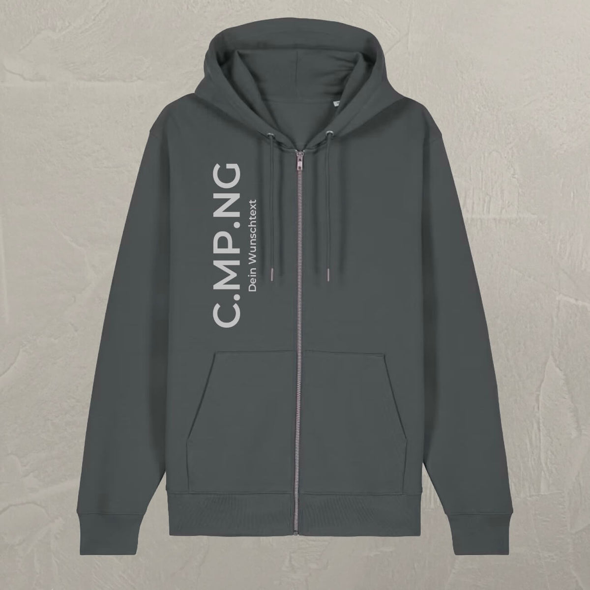 C.MP.NG Unisex Hoodiejacke Statement